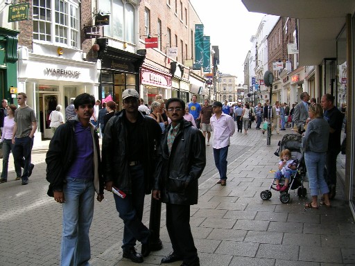 with Merlin, Pavan, UK. (in Food Festival, York)