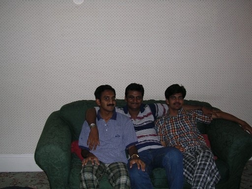 me with Pavan & Merlin. (in House)